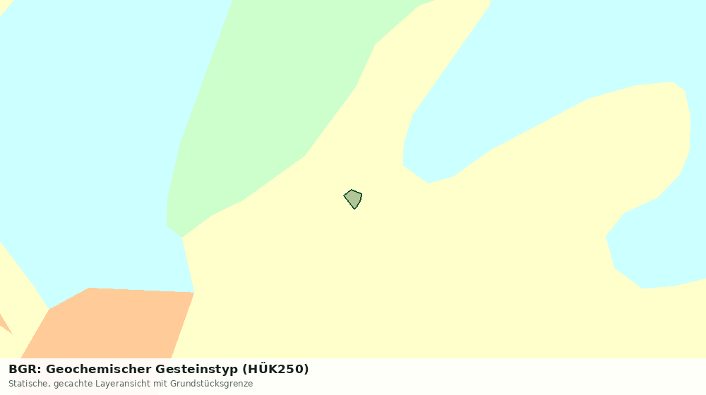 Statische Kartenansicht: BGR: Geochemischer Gesteinstyp (HÜK250)