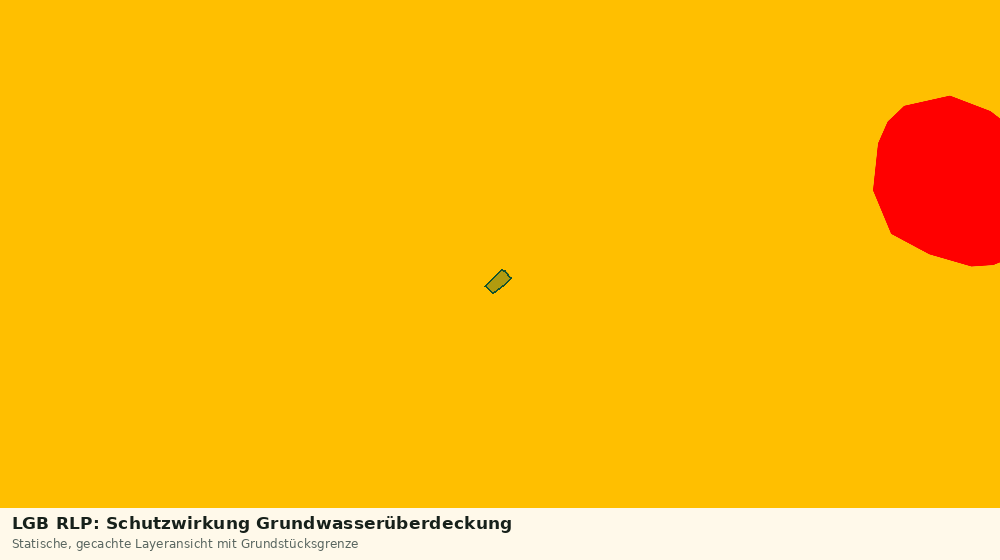 Statische Kartenansicht: LGB RLP: Schutzwirkung Grundwasserüberdeckung