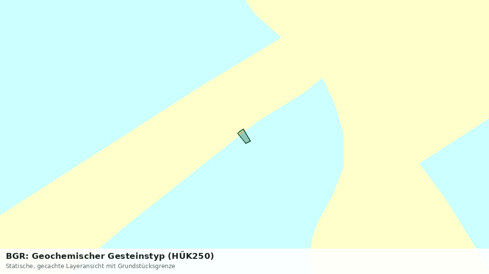 Statische Kartenansicht: BGR: Geochemischer Gesteinstyp (HÜK250)