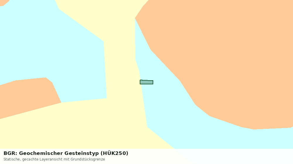 Statische Kartenansicht: BGR: Geochemischer Gesteinstyp (HÜK250)