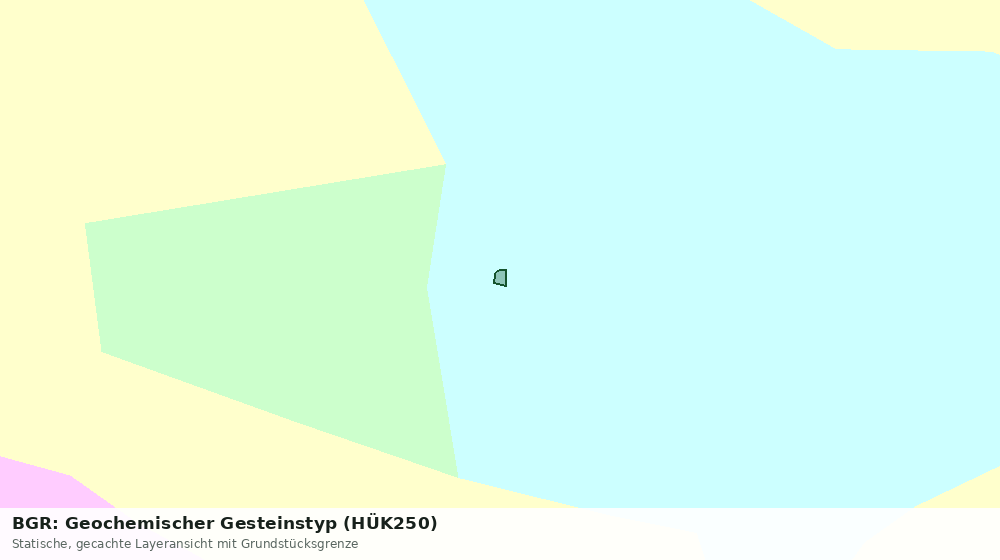 Statische Kartenansicht: BGR: Geochemischer Gesteinstyp (HÜK250)