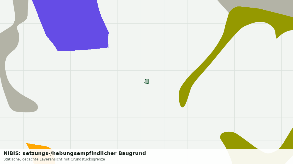 Statische Kartenansicht: NIBIS: setzungs-/hebungsempfindlicher Baugrund