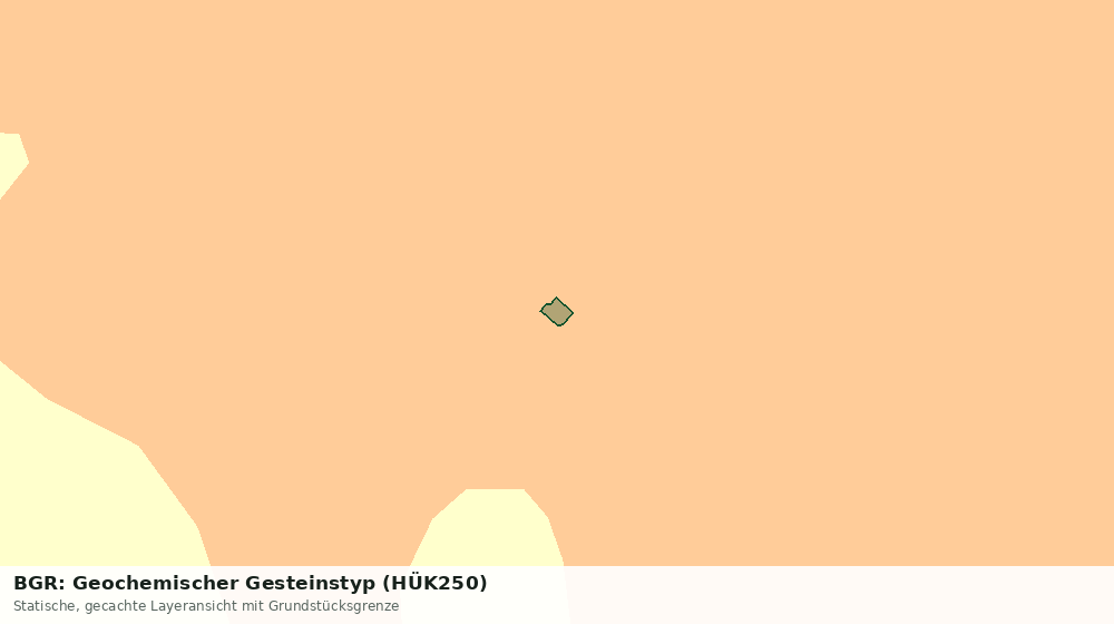 Statische Kartenansicht: BGR: Geochemischer Gesteinstyp (HÜK250)