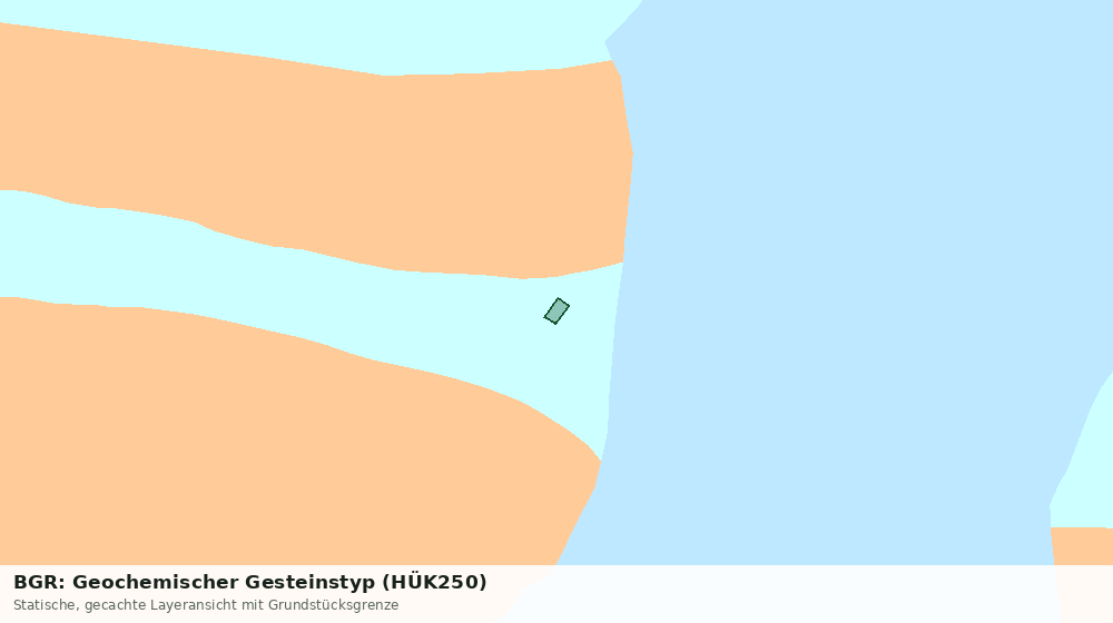 Statische Kartenansicht: BGR: Geochemischer Gesteinstyp (HÜK250)