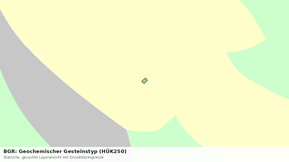 Statische Kartenansicht: BGR: Geochemischer Gesteinstyp (HÜK250)