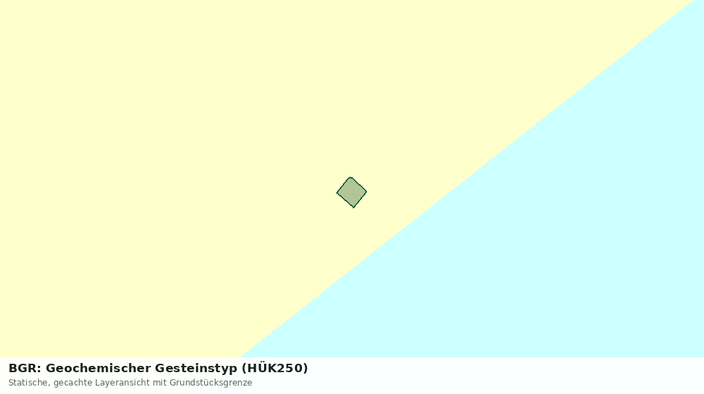 Statische Kartenansicht: BGR: Geochemischer Gesteinstyp (HÜK250)