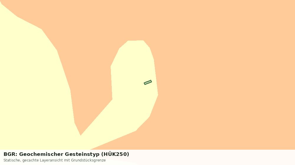 Statische Kartenansicht: BGR: Geochemischer Gesteinstyp (HÜK250)