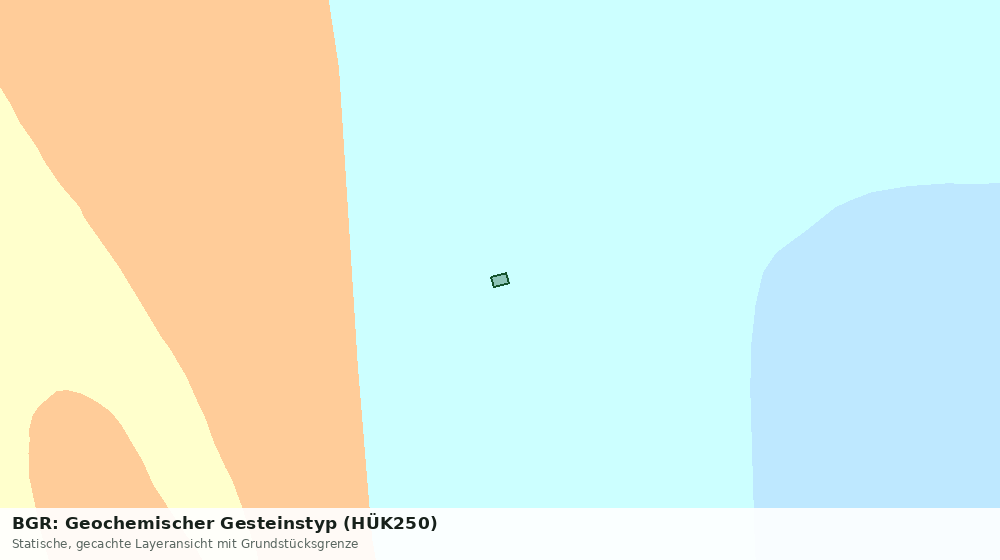 Statische Kartenansicht: BGR: Geochemischer Gesteinstyp (HÜK250)