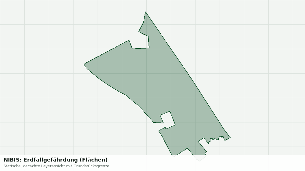 Statische Kartenansicht: NIBIS: Erdfallgefährdung (Flächen)