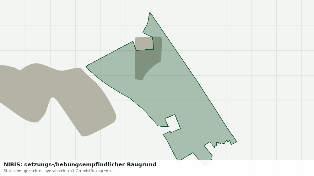 Statische Kartenansicht: NIBIS: setzungs-/hebungsempfindlicher Baugrund