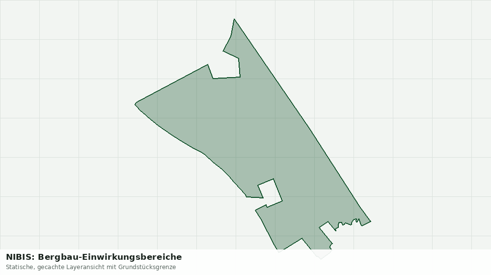 Statische Kartenansicht: NIBIS: Bergbau-Einwirkungsbereiche