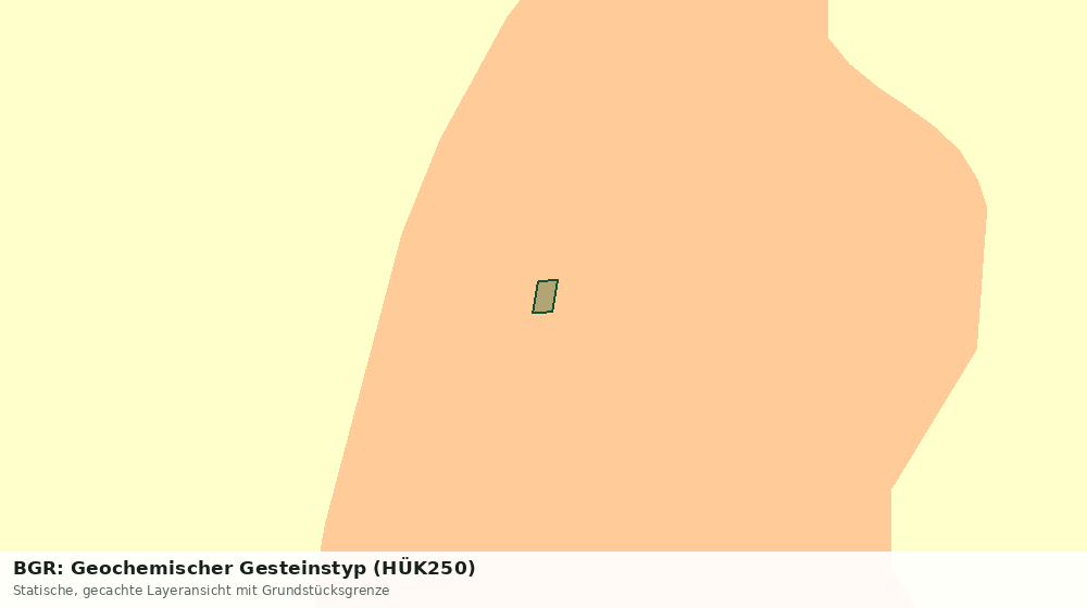 Statische Kartenansicht: BGR: Geochemischer Gesteinstyp (HÜK250)