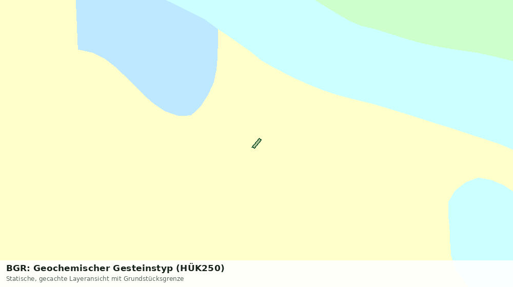 Statische Kartenansicht: BGR: Geochemischer Gesteinstyp (HÜK250)
