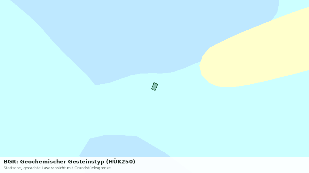 Statische Kartenansicht: BGR: Geochemischer Gesteinstyp (HÜK250)