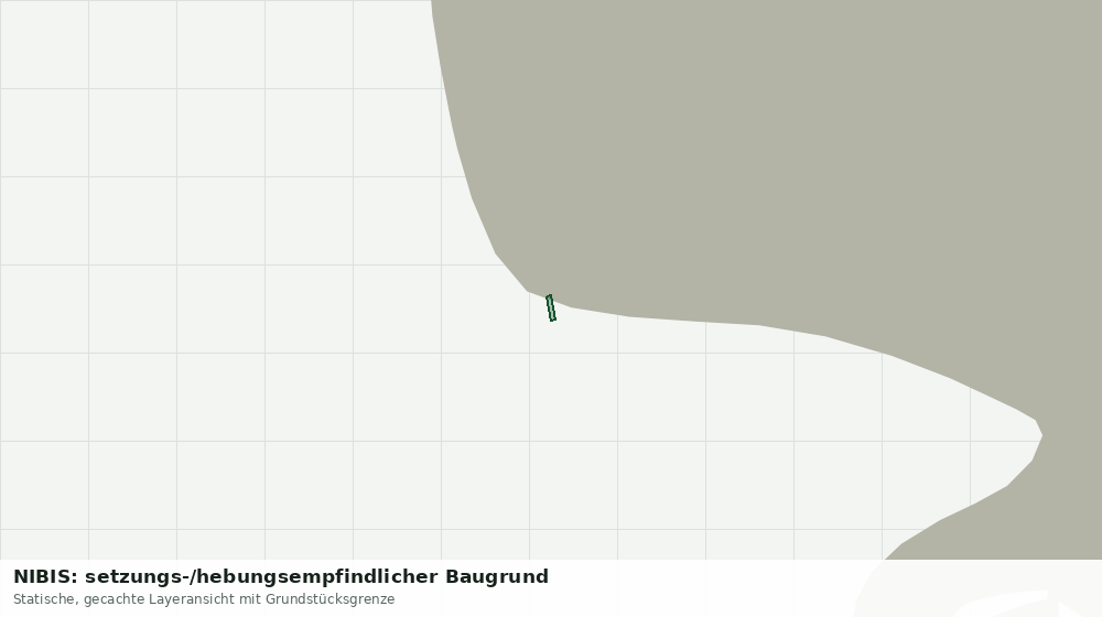 Statische Kartenansicht: NIBIS: setzungs-/hebungsempfindlicher Baugrund