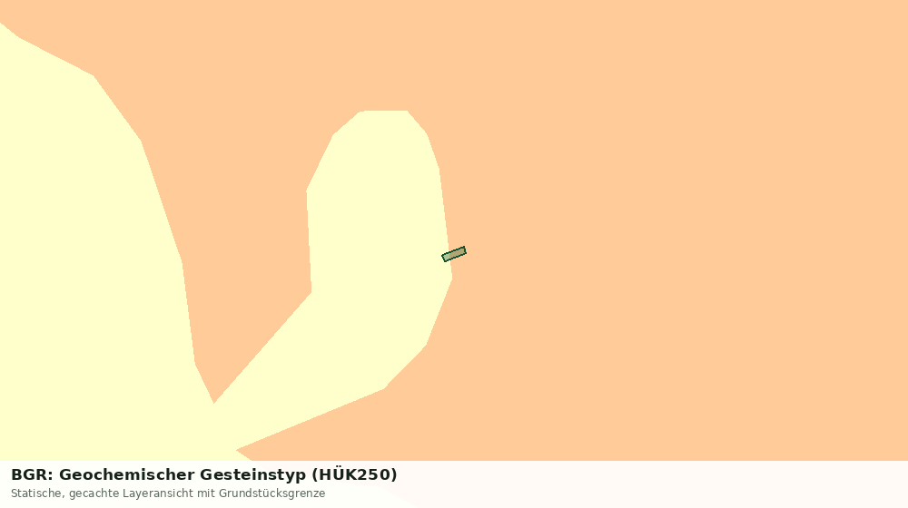 Statische Kartenansicht: BGR: Geochemischer Gesteinstyp (HÜK250)