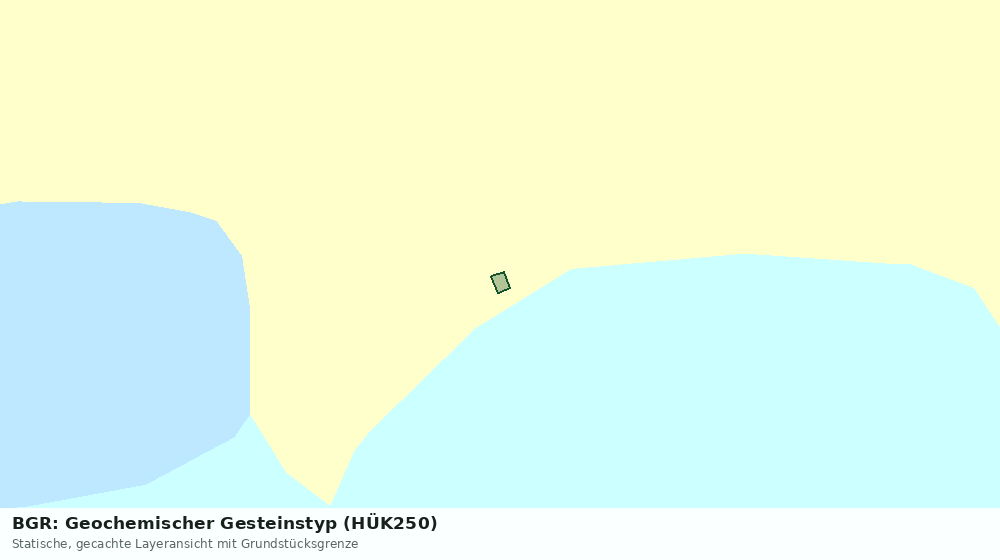 Statische Kartenansicht: BGR: Geochemischer Gesteinstyp (HÜK250)