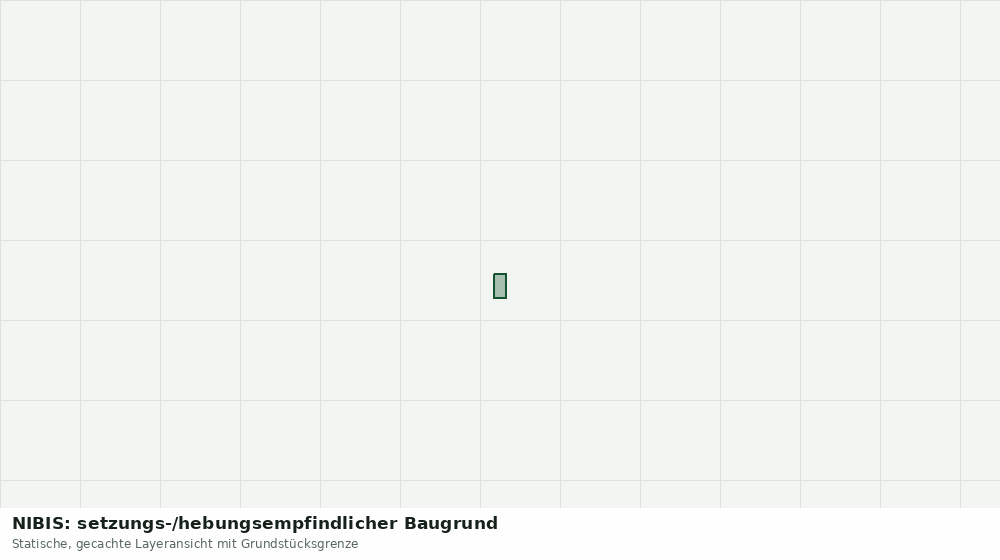 Statische Kartenansicht: NIBIS: setzungs-/hebungsempfindlicher Baugrund