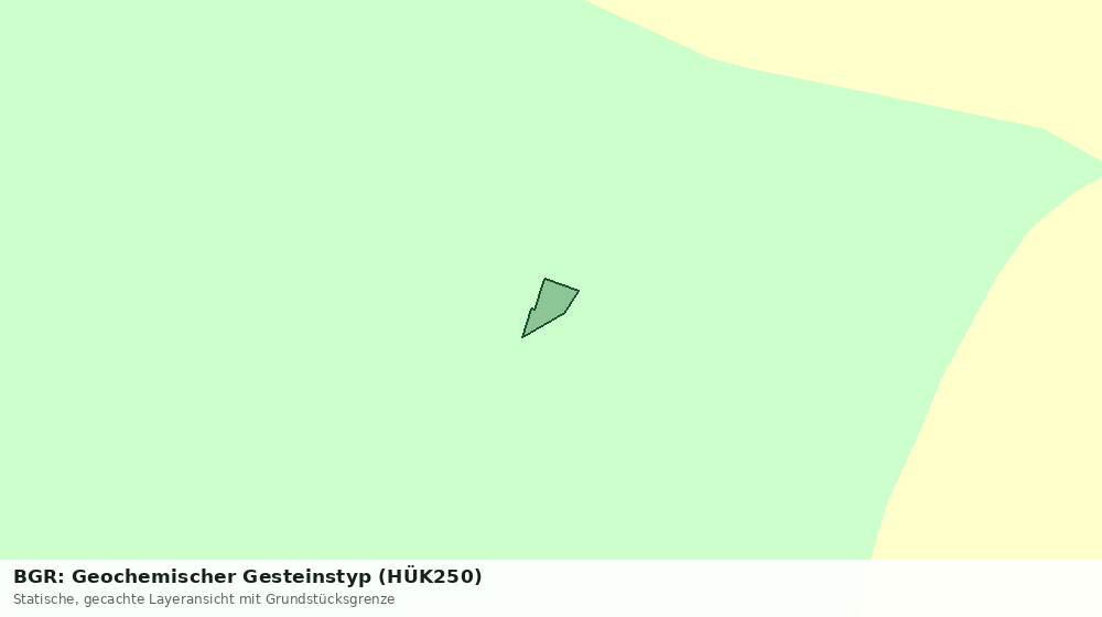 Statische Kartenansicht: BGR: Geochemischer Gesteinstyp (HÜK250)