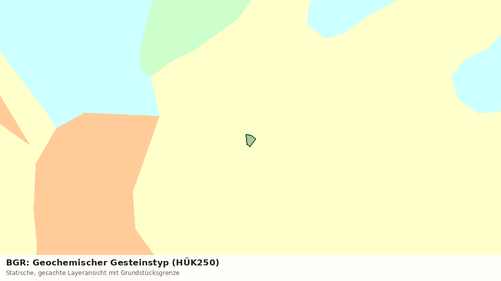 Statische Kartenansicht: BGR: Geochemischer Gesteinstyp (HÜK250)
