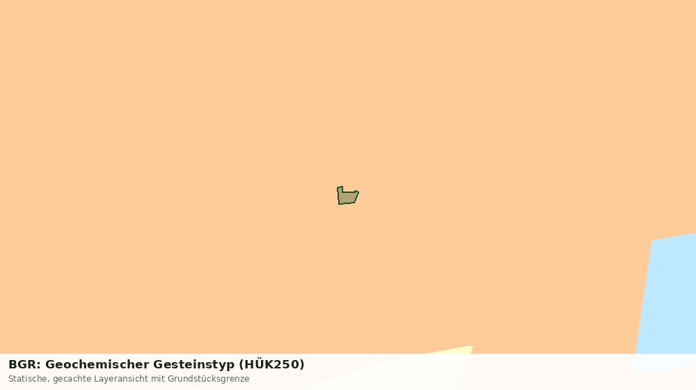 Statische Kartenansicht: BGR: Geochemischer Gesteinstyp (HÜK250)