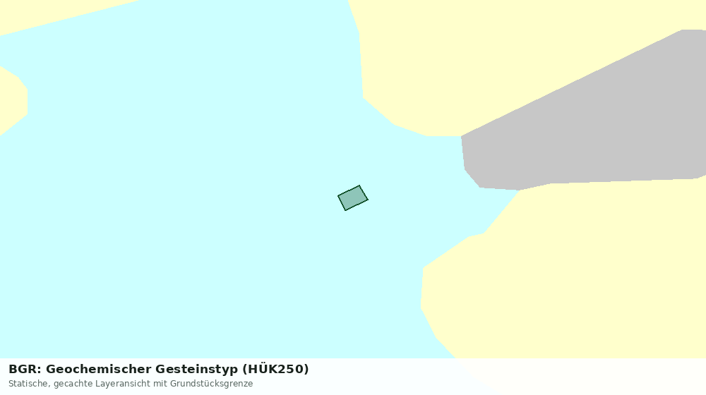 Statische Kartenansicht: BGR: Geochemischer Gesteinstyp (HÜK250)