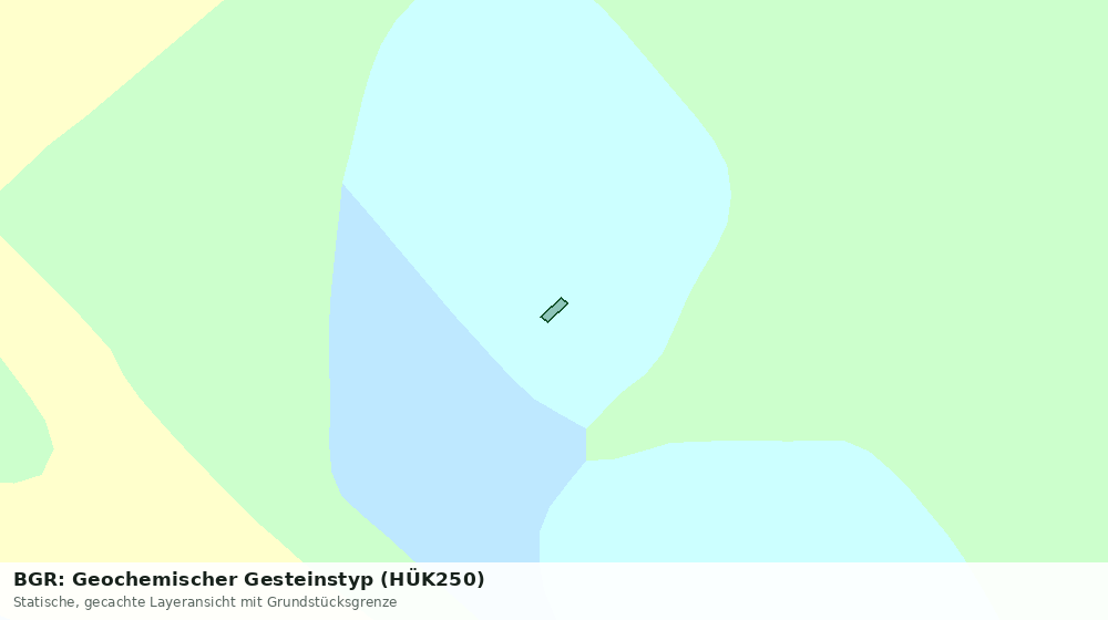 Statische Kartenansicht: BGR: Geochemischer Gesteinstyp (HÜK250)