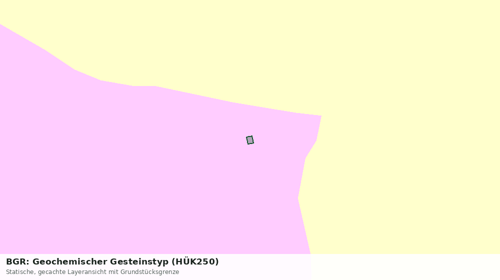 Statische Kartenansicht: BGR: Geochemischer Gesteinstyp (HÜK250)