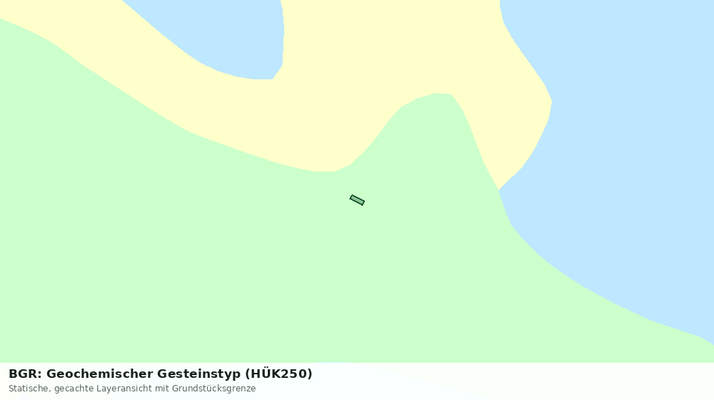 Statische Kartenansicht: BGR: Geochemischer Gesteinstyp (HÜK250)
