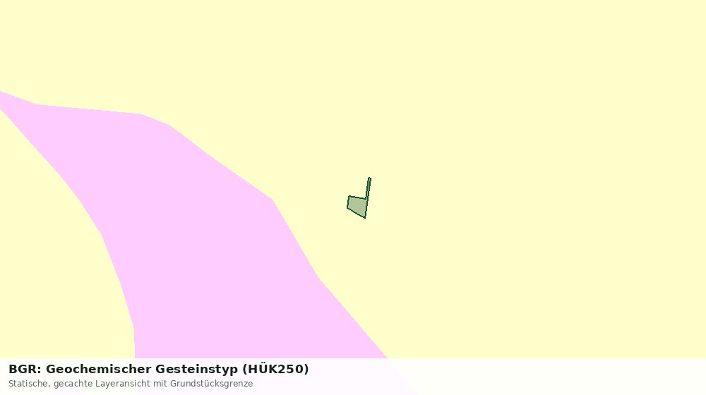 Statische Kartenansicht: BGR: Geochemischer Gesteinstyp (HÜK250)