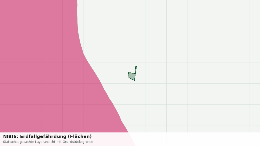 Statische Kartenansicht: NIBIS: Erdfallgefährdung (Flächen)