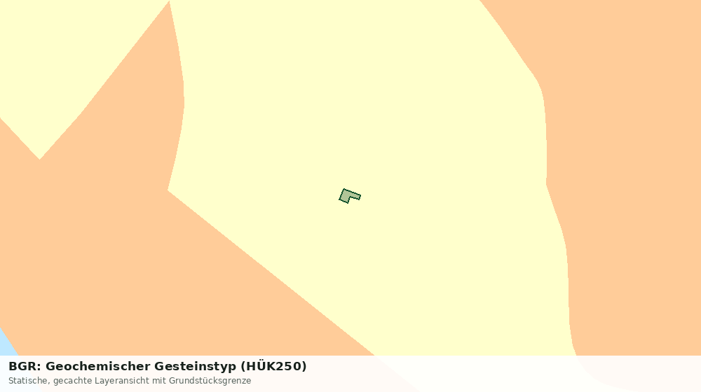 Statische Kartenansicht: BGR: Geochemischer Gesteinstyp (HÜK250)