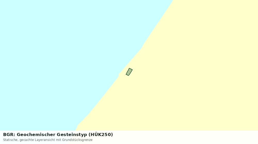 Statische Kartenansicht: BGR: Geochemischer Gesteinstyp (HÜK250)