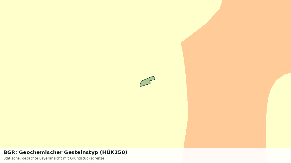 Statische Kartenansicht: BGR: Geochemischer Gesteinstyp (HÜK250)