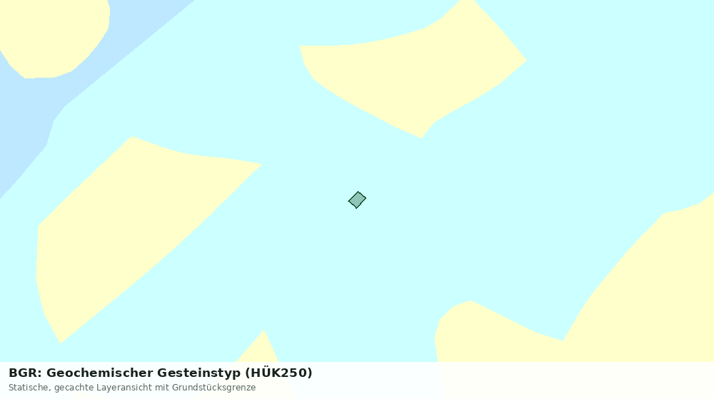 Statische Kartenansicht: BGR: Geochemischer Gesteinstyp (HÜK250)