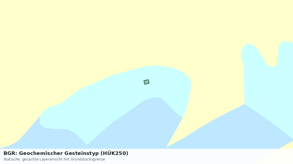 Statische Kartenansicht: BGR: Geochemischer Gesteinstyp (HÜK250)