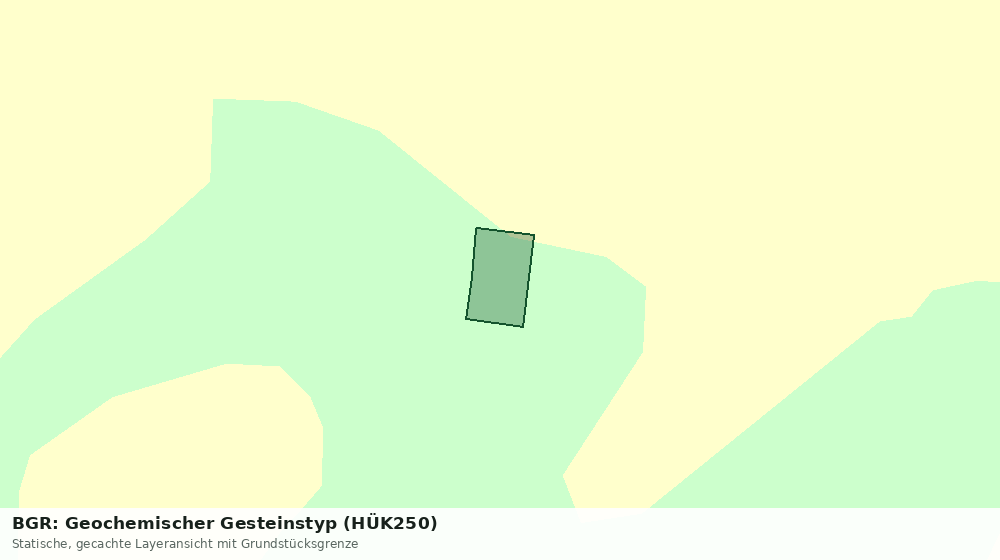 Statische Kartenansicht: BGR: Geochemischer Gesteinstyp (HÜK250)