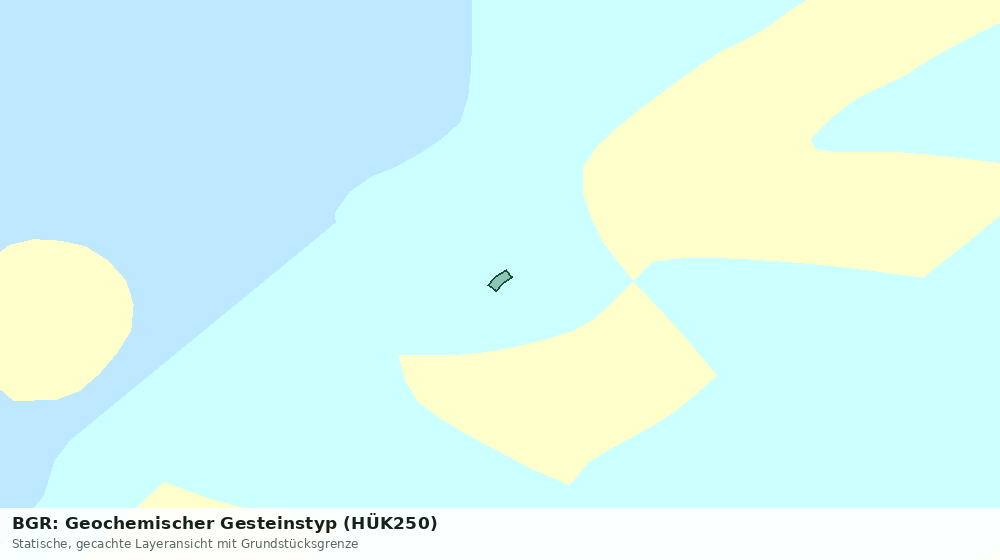 Statische Kartenansicht: BGR: Geochemischer Gesteinstyp (HÜK250)