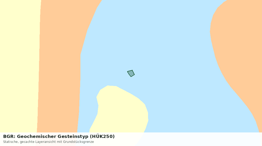 Statische Kartenansicht: BGR: Geochemischer Gesteinstyp (HÜK250)