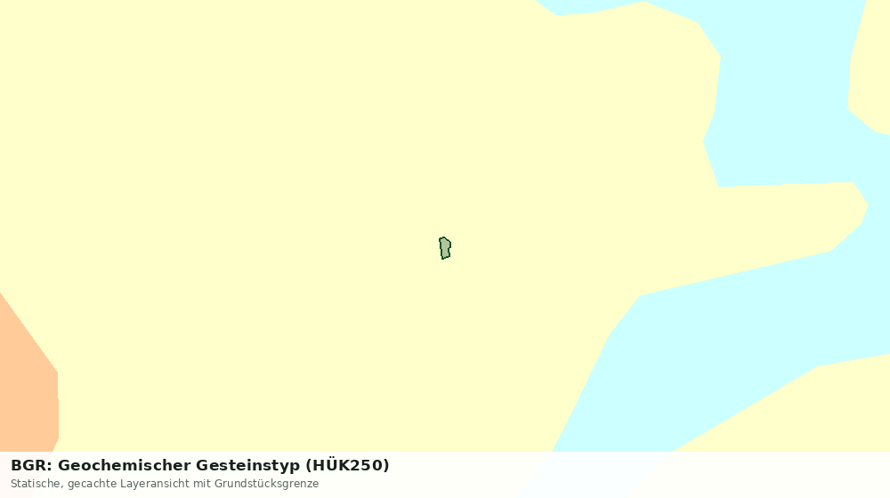 Statische Kartenansicht: BGR: Geochemischer Gesteinstyp (HÜK250)