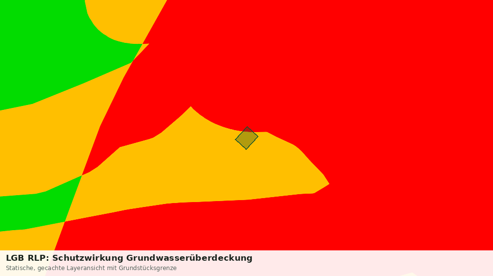 Statische Kartenansicht: LGB RLP: Schutzwirkung Grundwasserüberdeckung