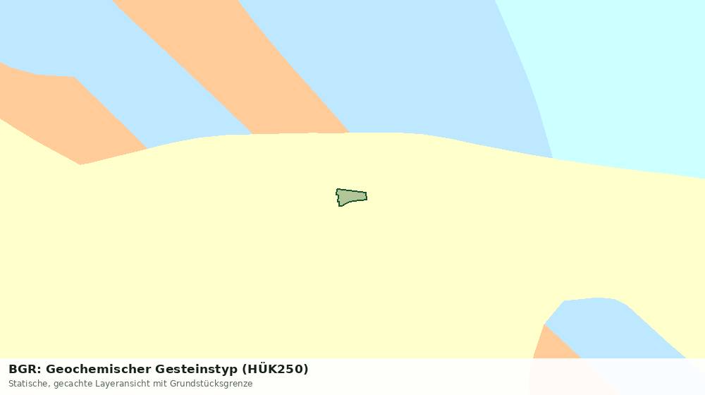 Statische Kartenansicht: BGR: Geochemischer Gesteinstyp (HÜK250)