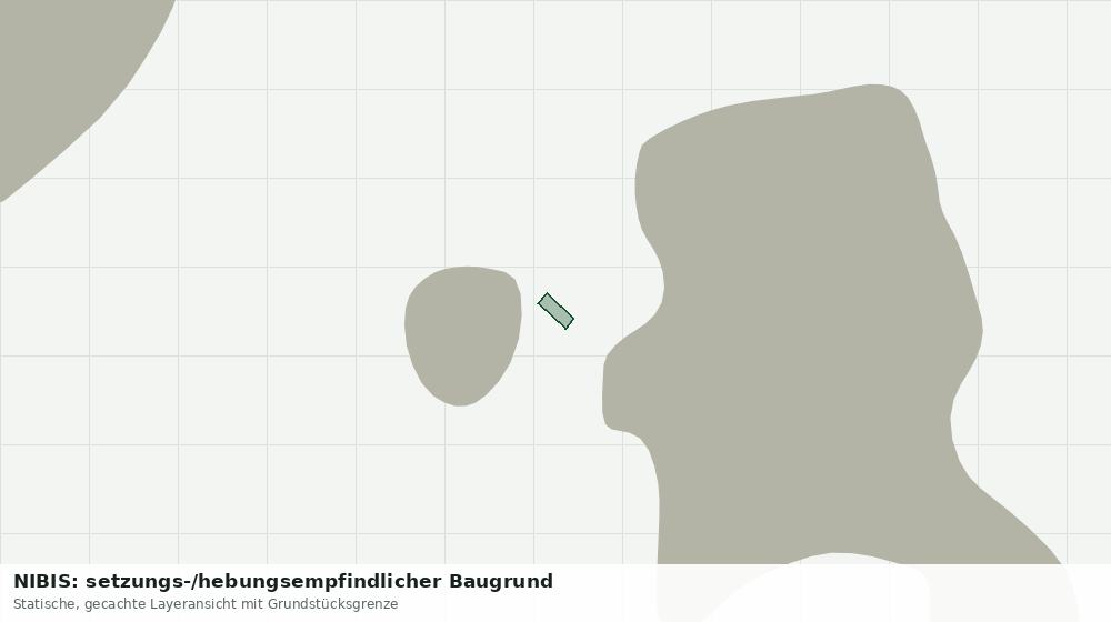 Statische Kartenansicht: NIBIS: setzungs-/hebungsempfindlicher Baugrund