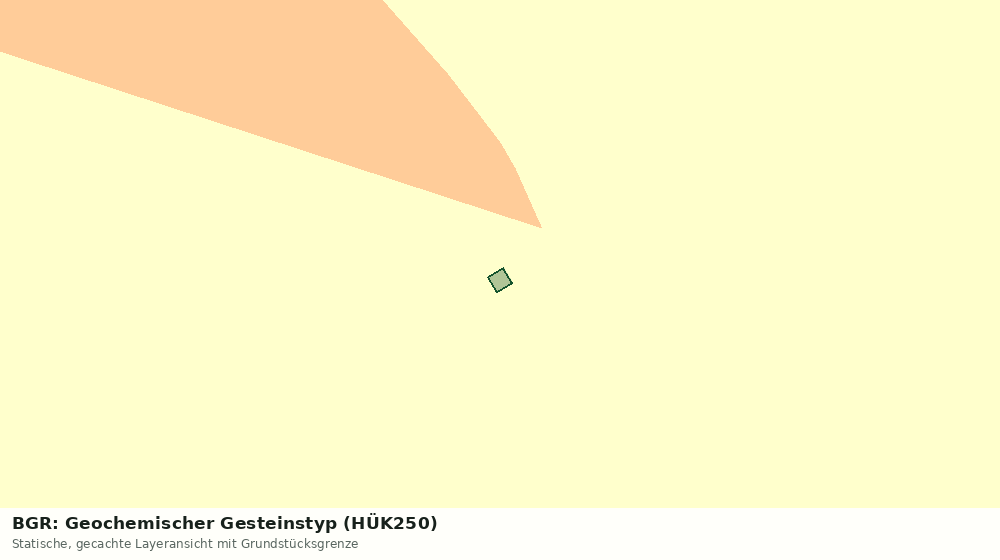 Statische Kartenansicht: BGR: Geochemischer Gesteinstyp (HÜK250)
