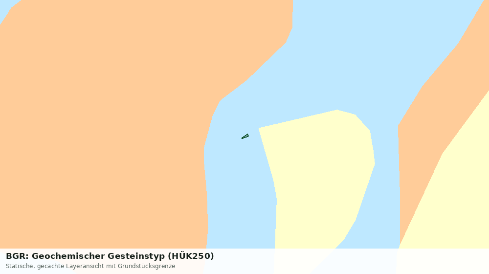 Statische Kartenansicht: BGR: Geochemischer Gesteinstyp (HÜK250)
