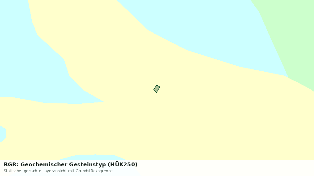Statische Kartenansicht: BGR: Geochemischer Gesteinstyp (HÜK250)