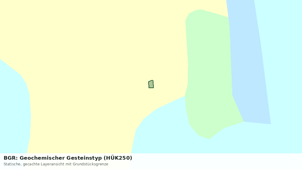 Statische Kartenansicht: BGR: Geochemischer Gesteinstyp (HÜK250)