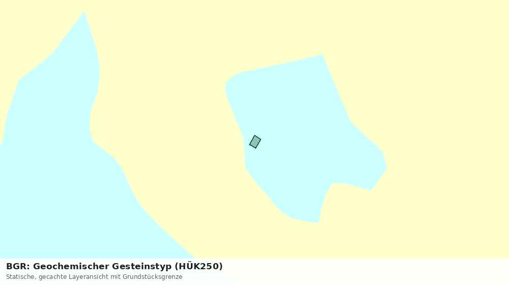 Statische Kartenansicht: BGR: Geochemischer Gesteinstyp (HÜK250)