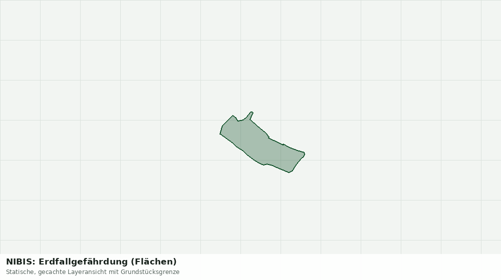 Statische Kartenansicht: NIBIS: Erdfallgefährdung (Flächen)