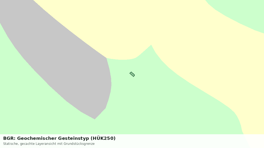 Statische Kartenansicht: BGR: Geochemischer Gesteinstyp (HÜK250)